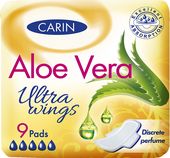 Carine Ultra aloe vera s křidélky 9ks